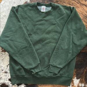 Vintage Men's Green Sweatshirt